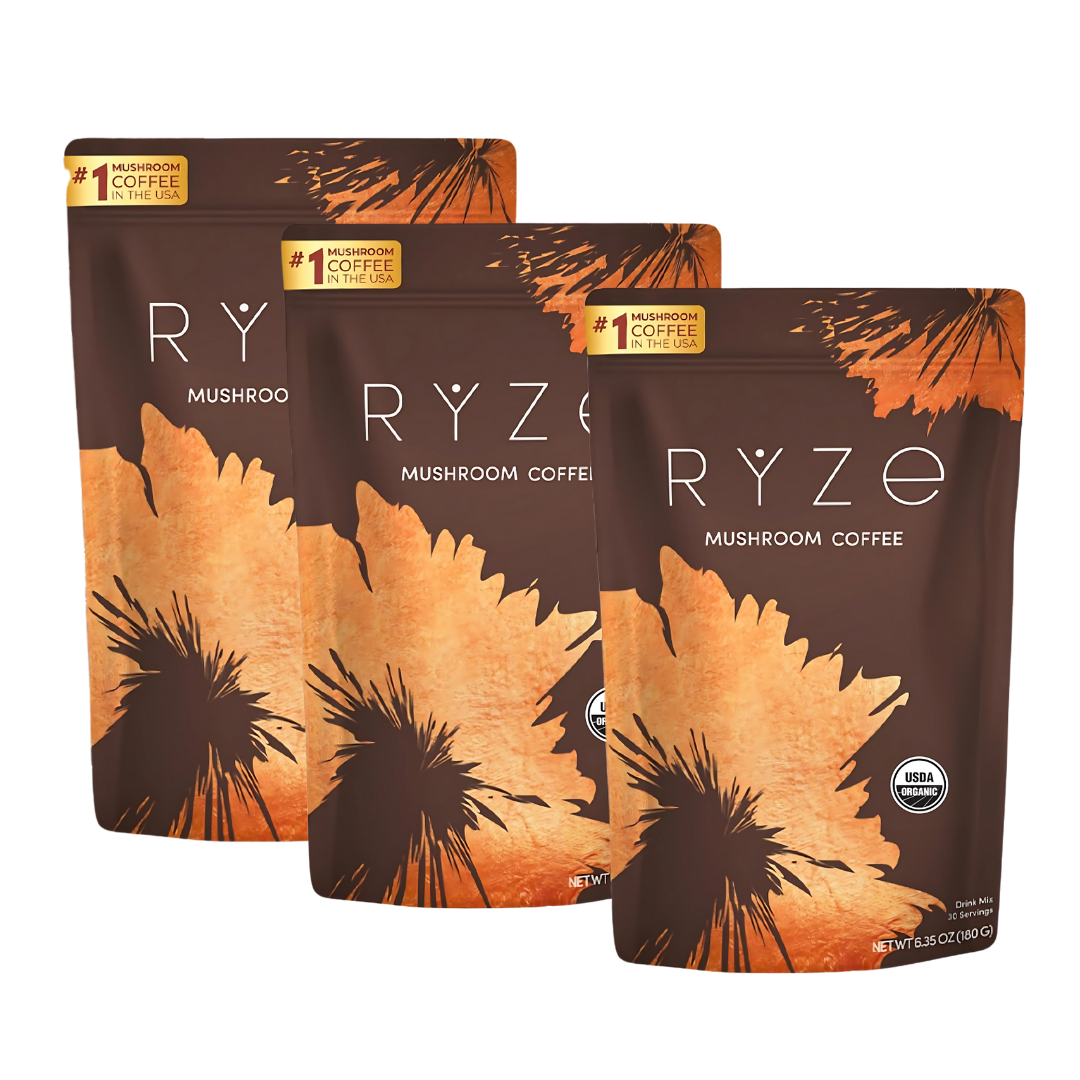 RYZE 100% Premium Mushroom Coffee