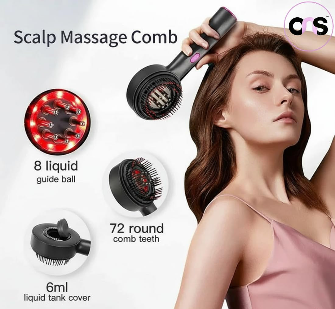 Trovetraders™ Red Light Scalp Massager