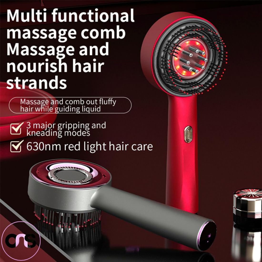 Trovetraders™ Red Light Scalp Massager
